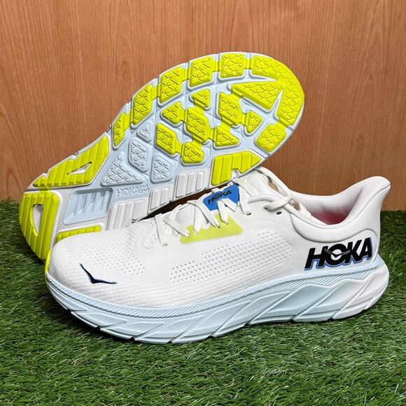 HOKA Arahi 7 Blanc De Blanc Virtual Blue 1147850-BVR Men’s 12 New In Box